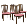 Série de 4 chaises GPLAN en en frêne des années 70