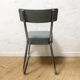 Vintage grey skai chair