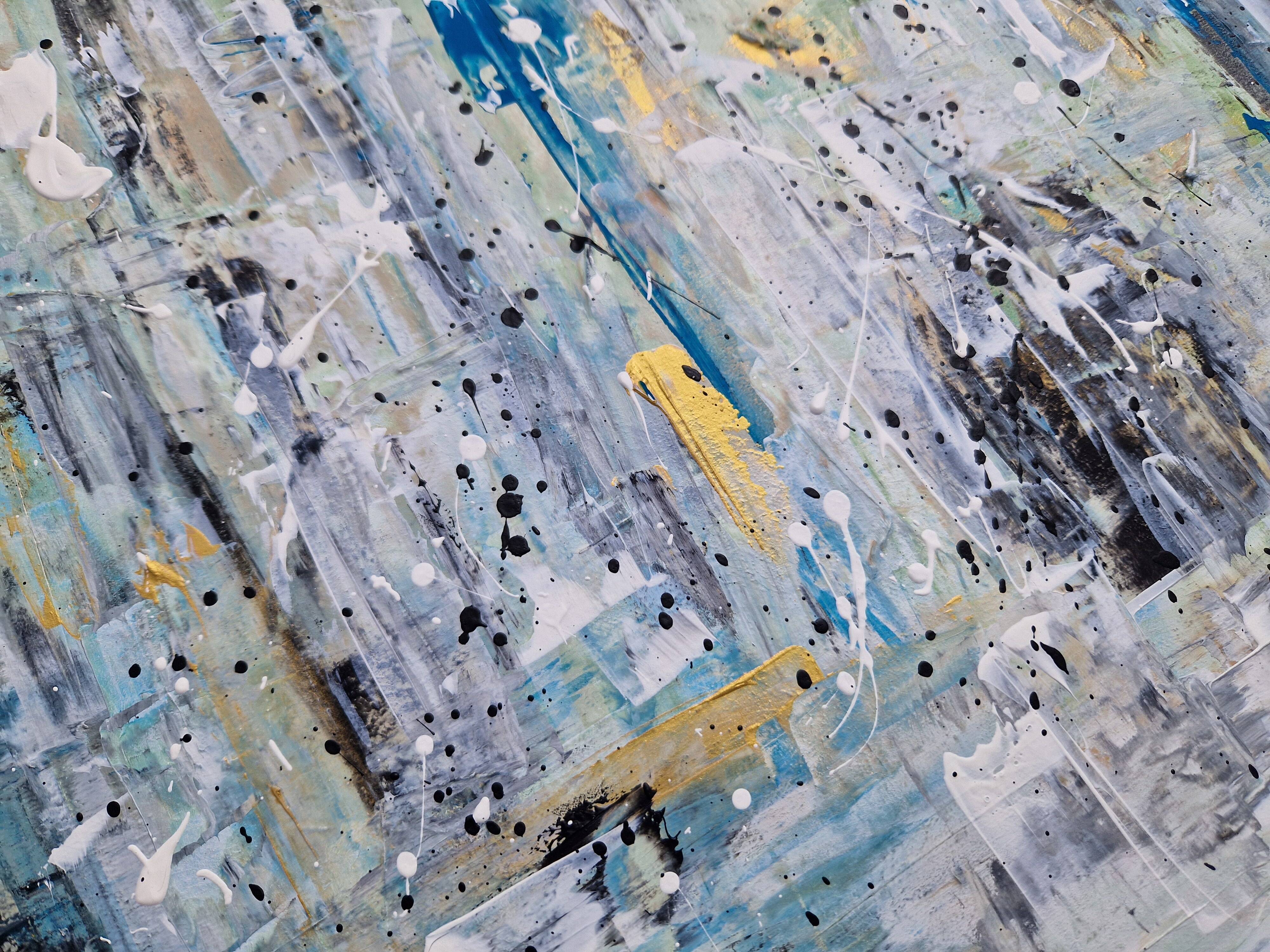 Abstract painting table