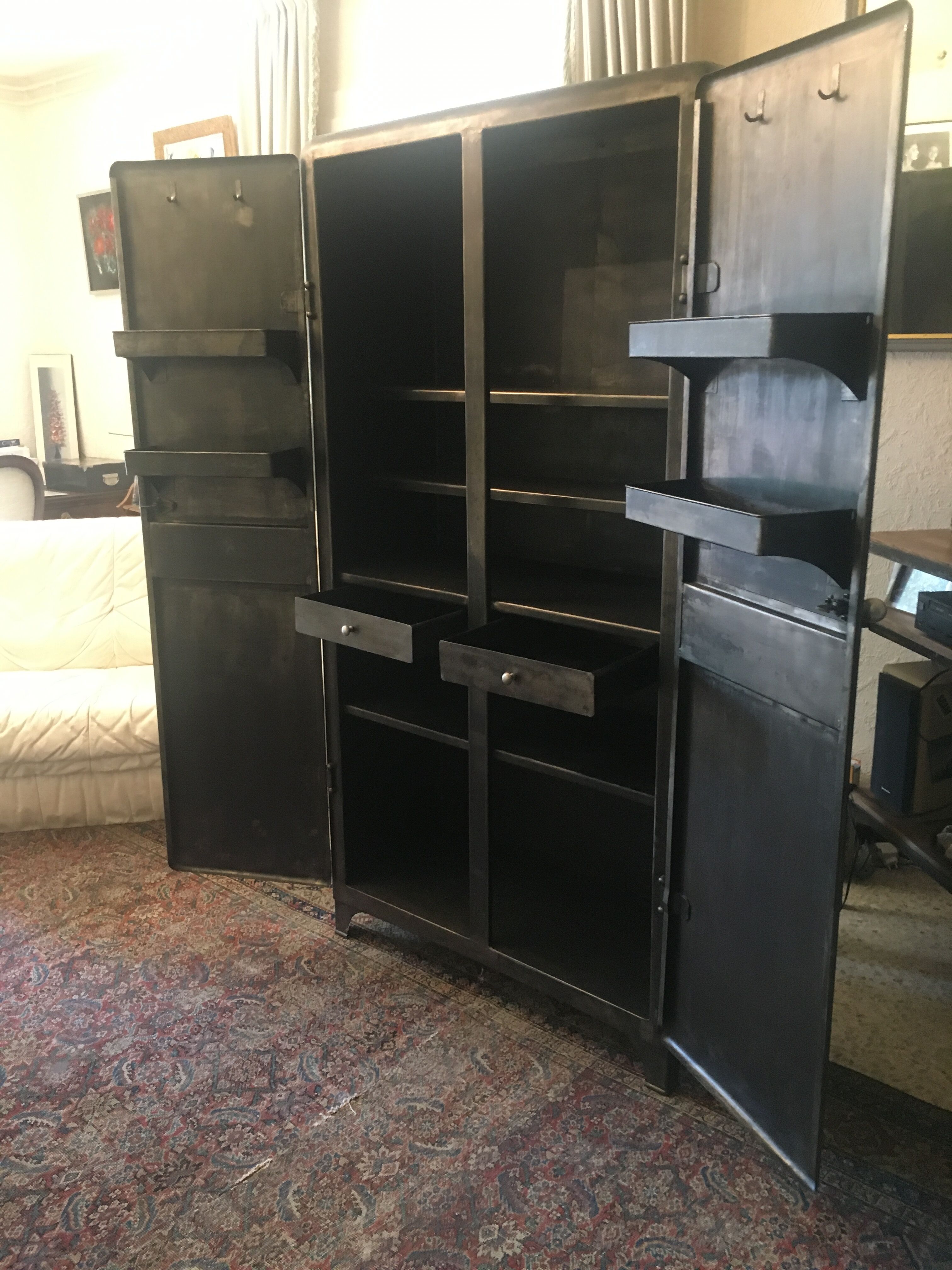 Metal kitchen cabinet from 1950