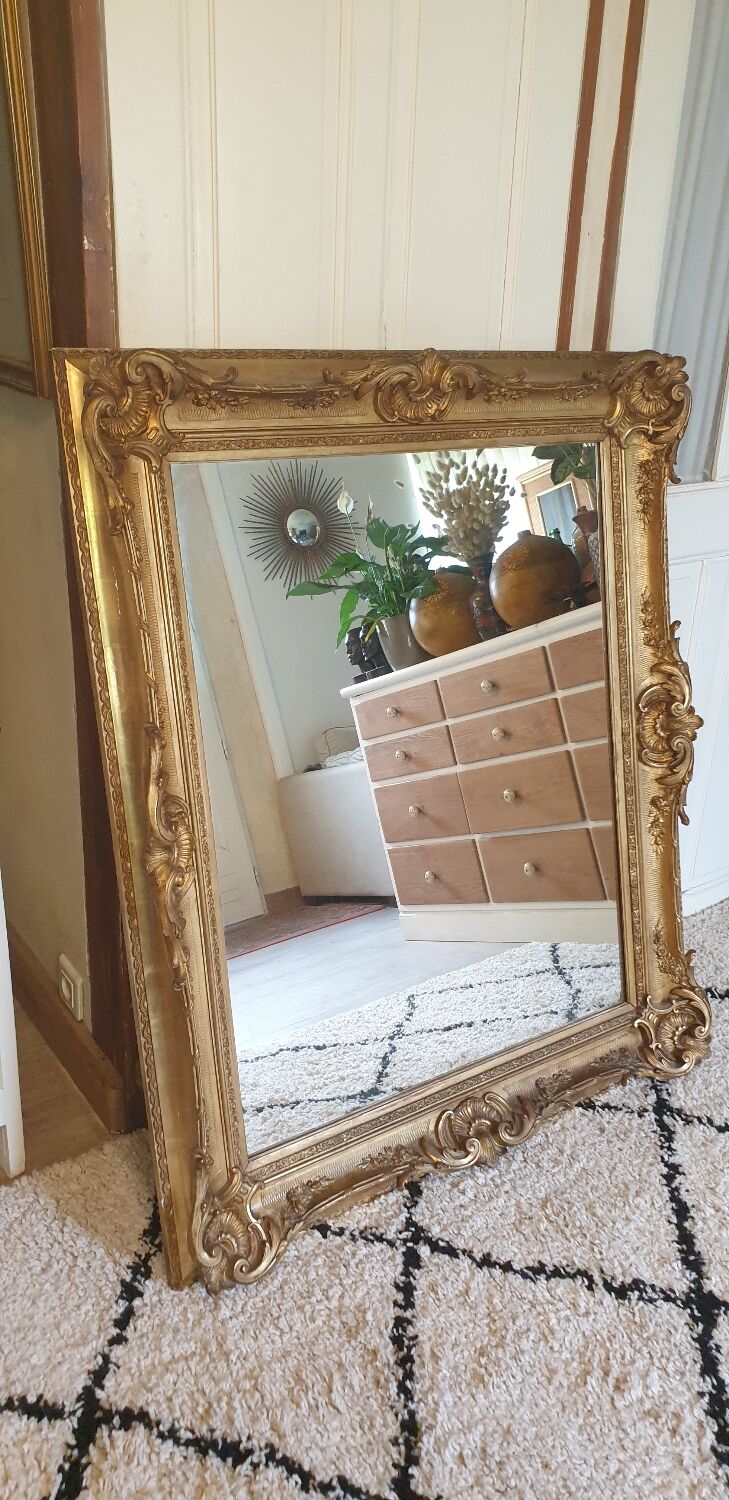 Golden mirror 116 x 97