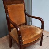 Empire style mahogany armchair