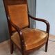 Empire style mahogany armchair
