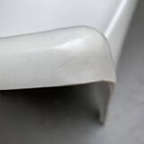 Stackable German chair in mid-century space age style by Helmut Bätzner for Bofinger, 1960s.