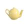 Old yellow porcelain teapot - 0.7L - Ref 890