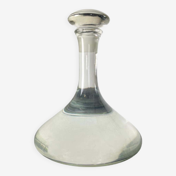 French blown glass decanter and stopper