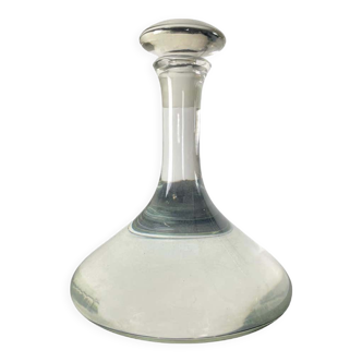 French blown glass decanter and stopper