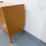 Vintage wooden chest of drawers from the 50s 60s
