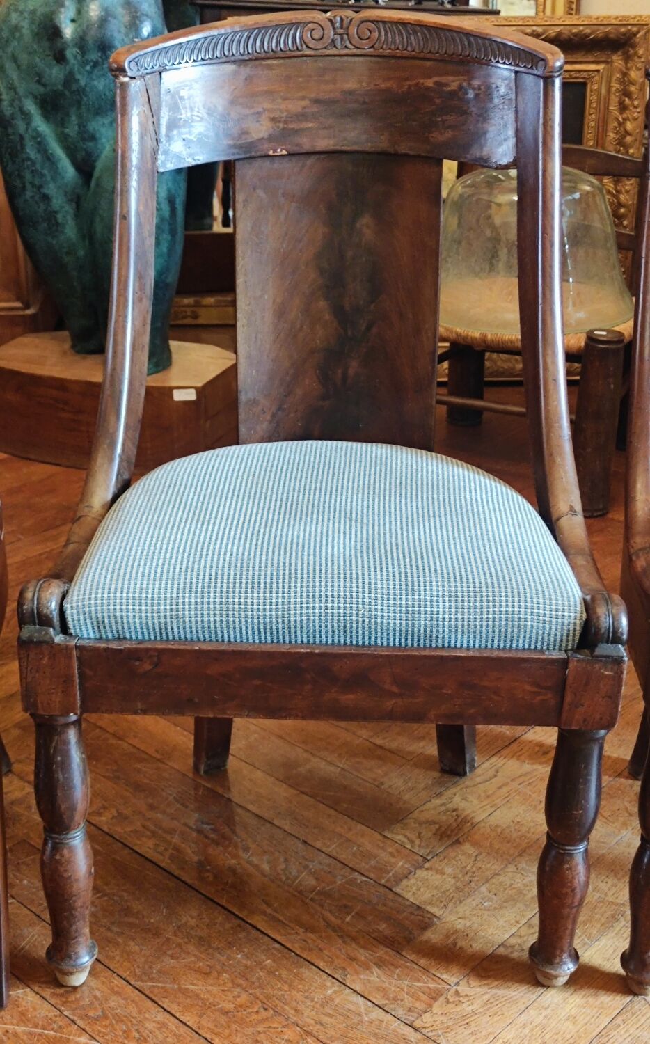 Series of 3 Empire chairs