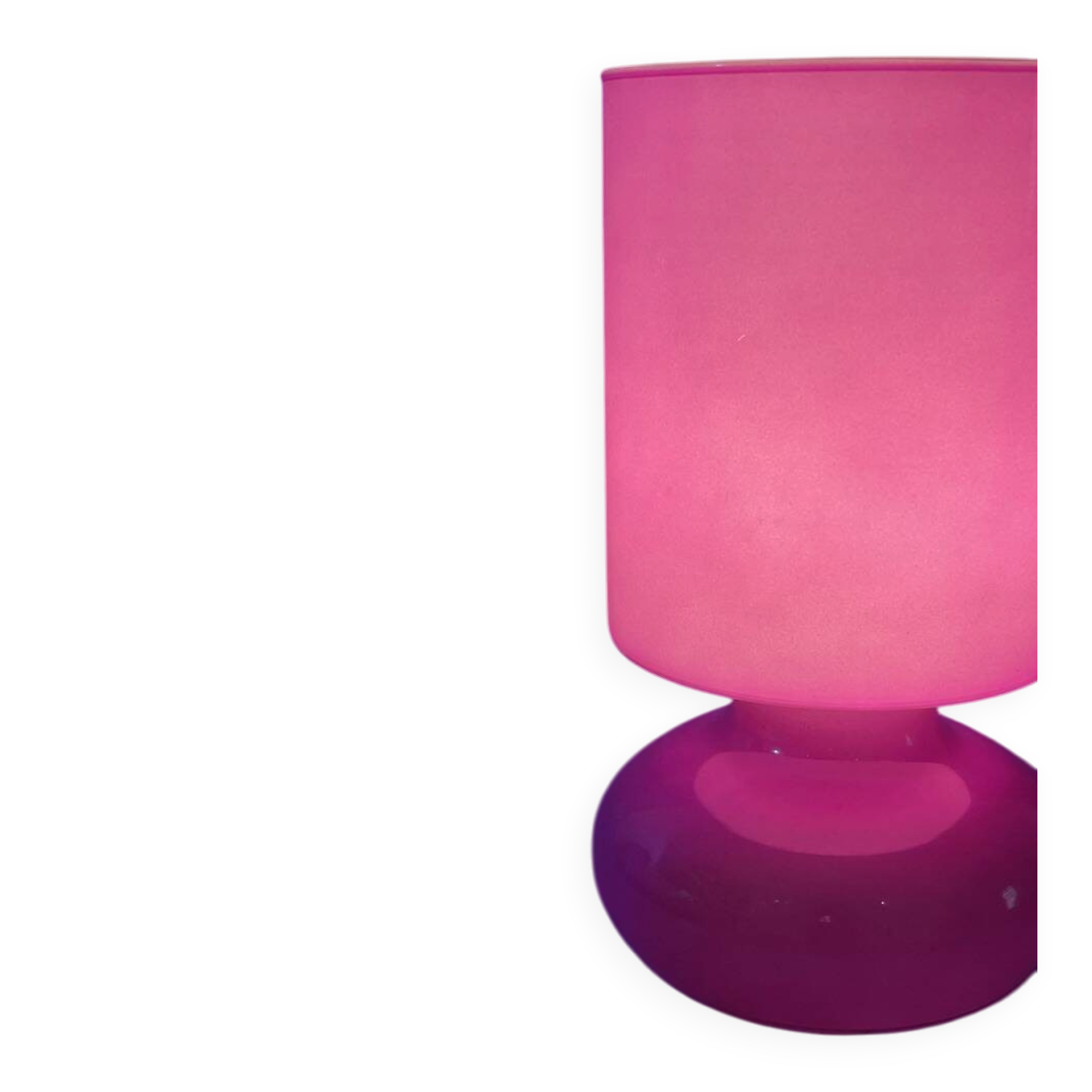LYKTA purple vintage table lamp IKEA – handmade – classic elegance