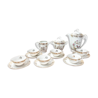 Service à thé en porcelaine de Limoges