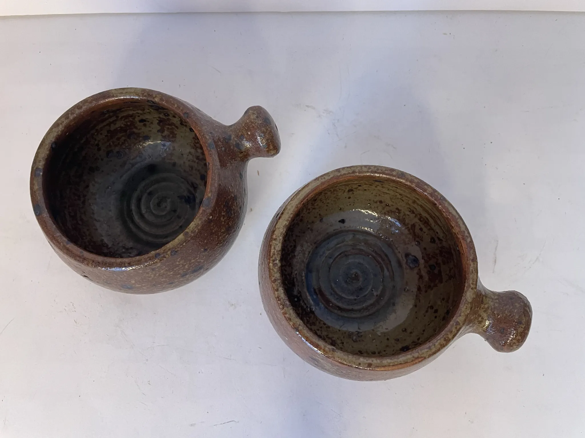 Pyrite stone bowls in