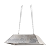 Industrial rectangular ceiling lamp