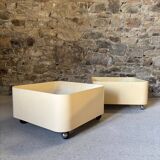 Pair of planters on wheels model 4682 by Anna Castelli for Kartell