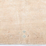 3x12 Classic Turkish Vintage Runner Rug, Handmade Vintage Rug, 3x12 Runner Rug, Brown Beige Rug,