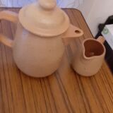 Coffee maker milk jar in sandstone