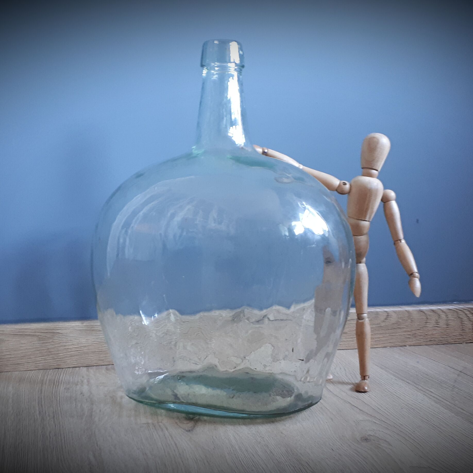 Demijohn 10 L oval transparent