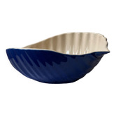 Vintage Appolia shell blue salad bowl made in Brittany