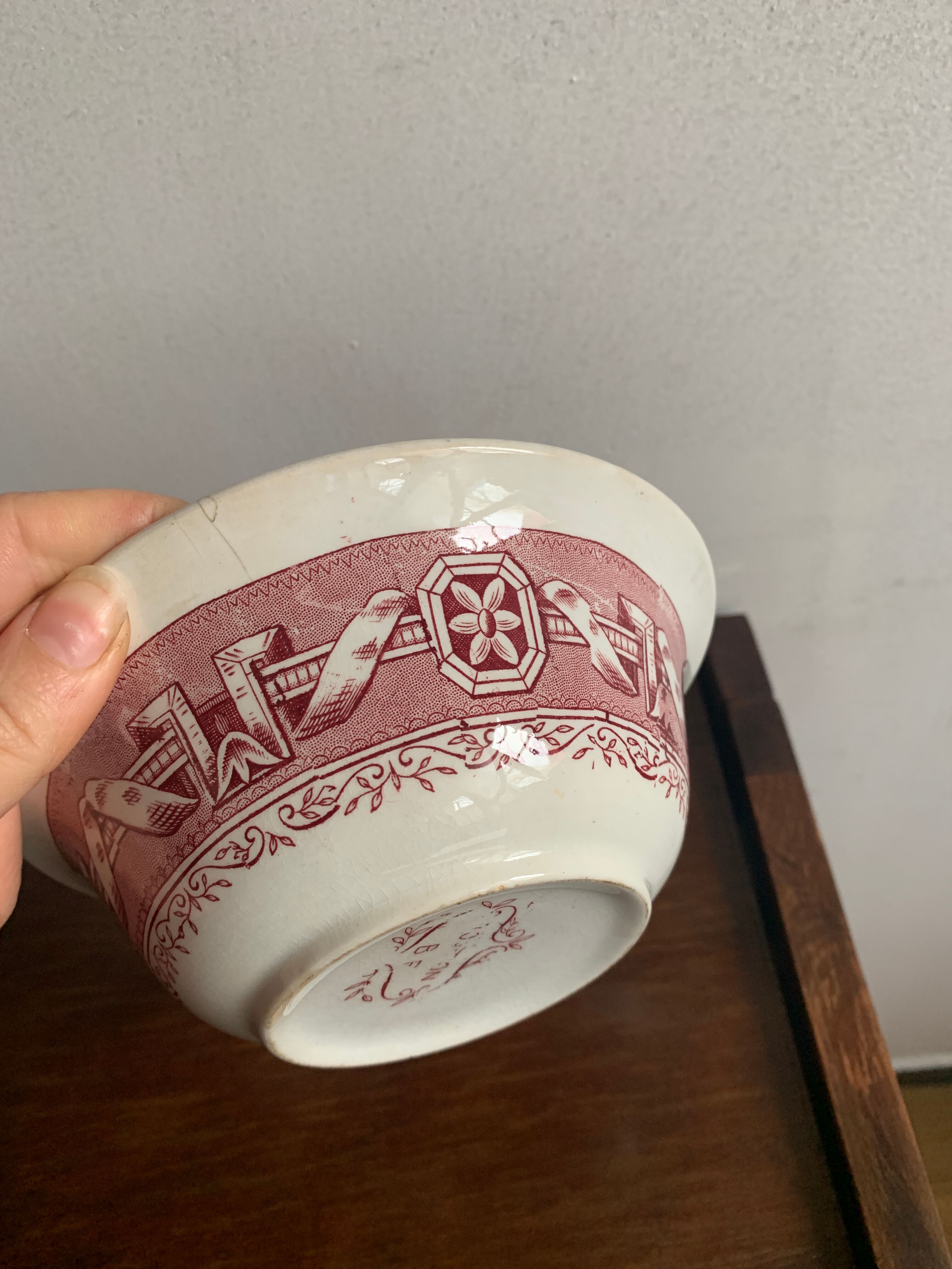 Bowl Boch brothers 1900