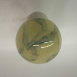 Thabur art deco marbled glass ceiling lamp , 1930s the Netherlands