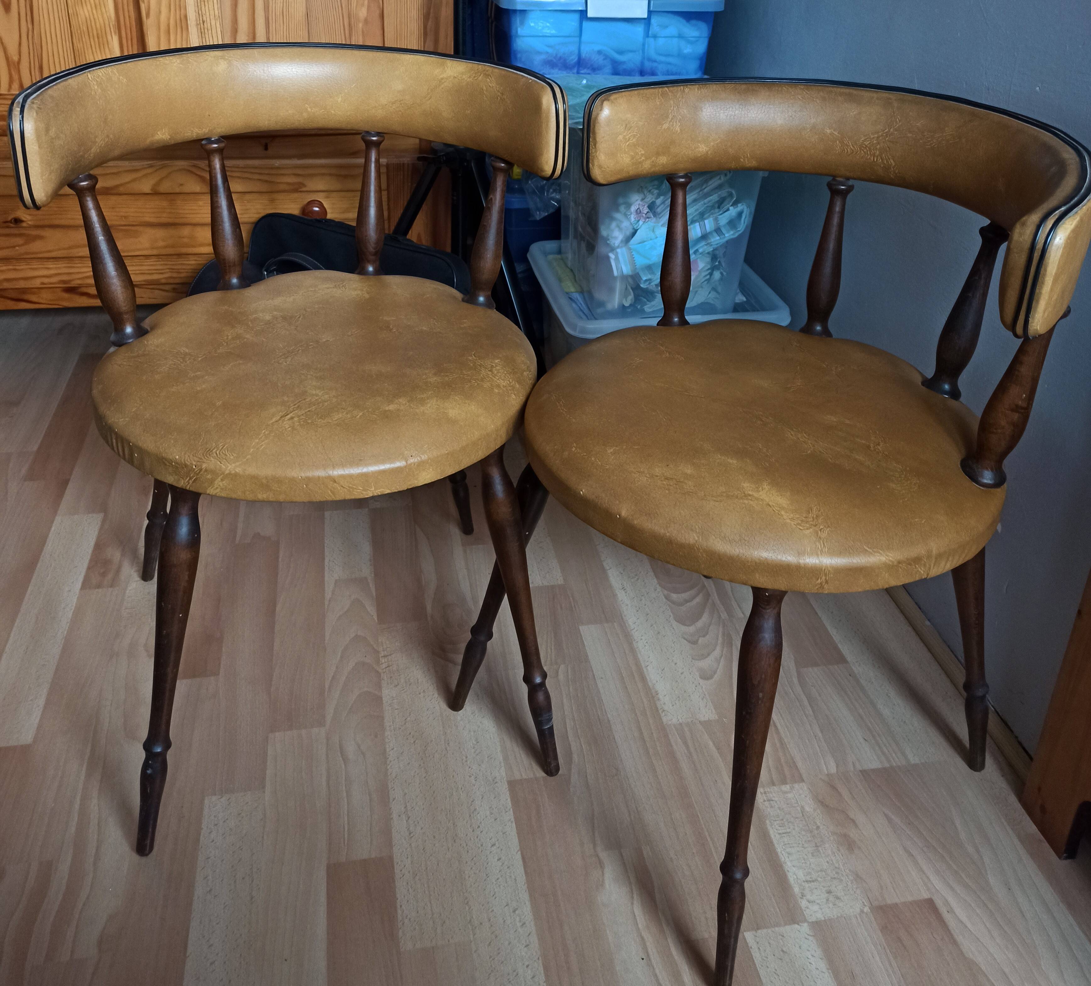 Fauteuil demi lune années 60