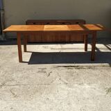 Large dining table with extension