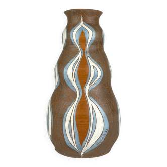 Vintage ceramic vase, Italy, 1974