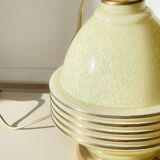 Pied de lampe verre de clichy