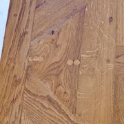 table basse chêne massif Motif Parquet Aremberg du 19e