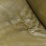 DS-12 modular vintage set in green leather by Team de Sede for De Sede Swiss