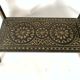 Table marocaine bois sculpte noirci 1950