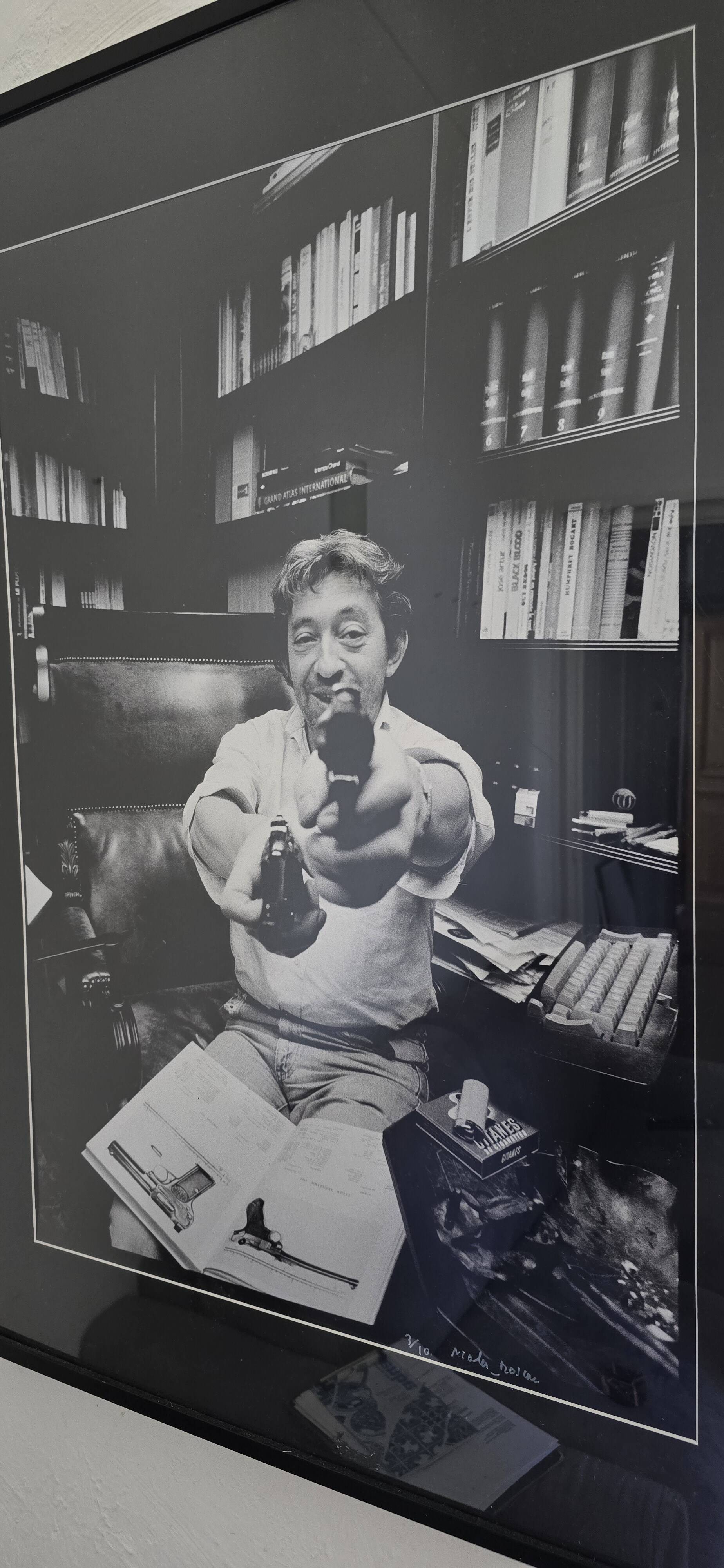 Nicolas moscara (1957) serge gainsbourg, to arms (c.1980) n°3/10