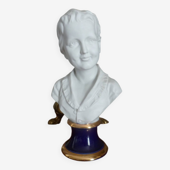 Bust of child signed PUCCI height 29cm