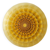 Plat "Billes" René Lalique en verre ambré, Art Déco circa 1937