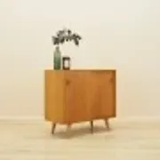 Ash cabinet with sliding doors by Hjørnebo, Danish, 1960s
