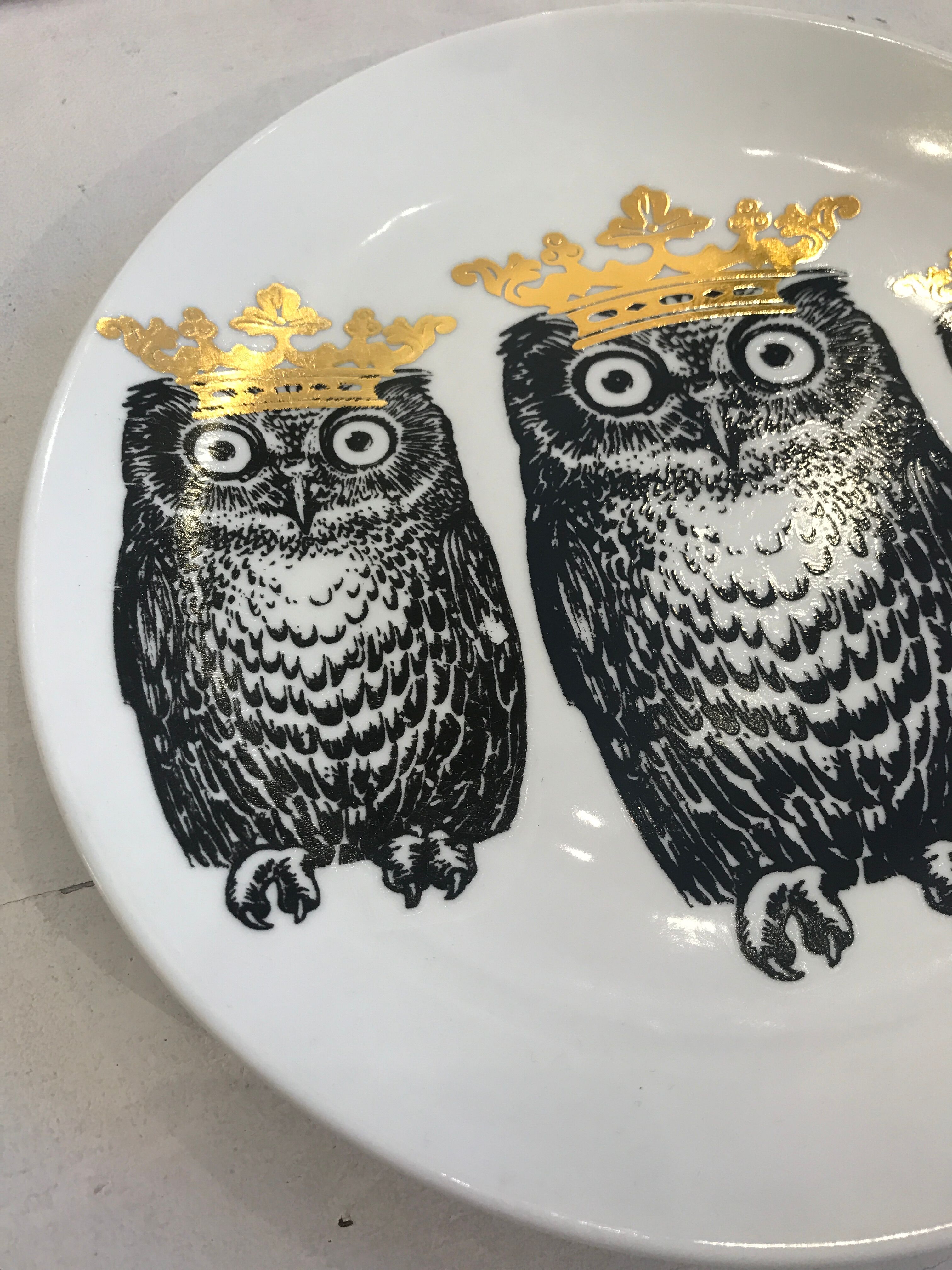 Owl plate