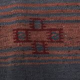 Vintage Turkish Oushak Rug Handwoven 120x286 cm