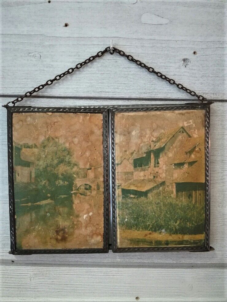 Triptych mirror rectangular 41x15cm