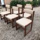 Suite 6 chaises vintage