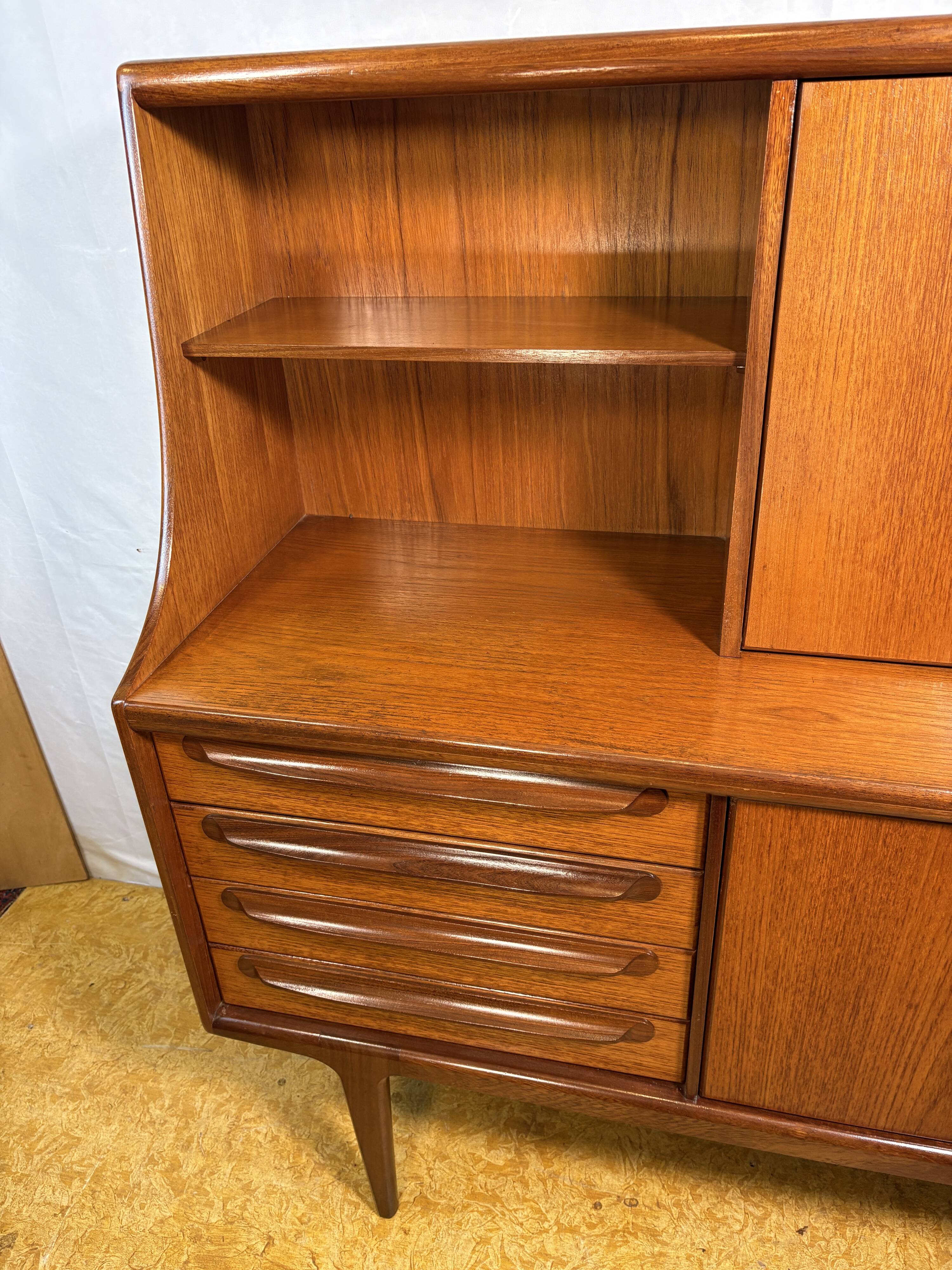 Vintage A. Younger “Sequence” Teak Highboard 1960 Designed by John Herbert