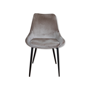 chaise velours kare