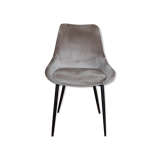 Chaise velours kare