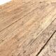 Large brutalist farmhouse table in solid oak from the 1950s.
