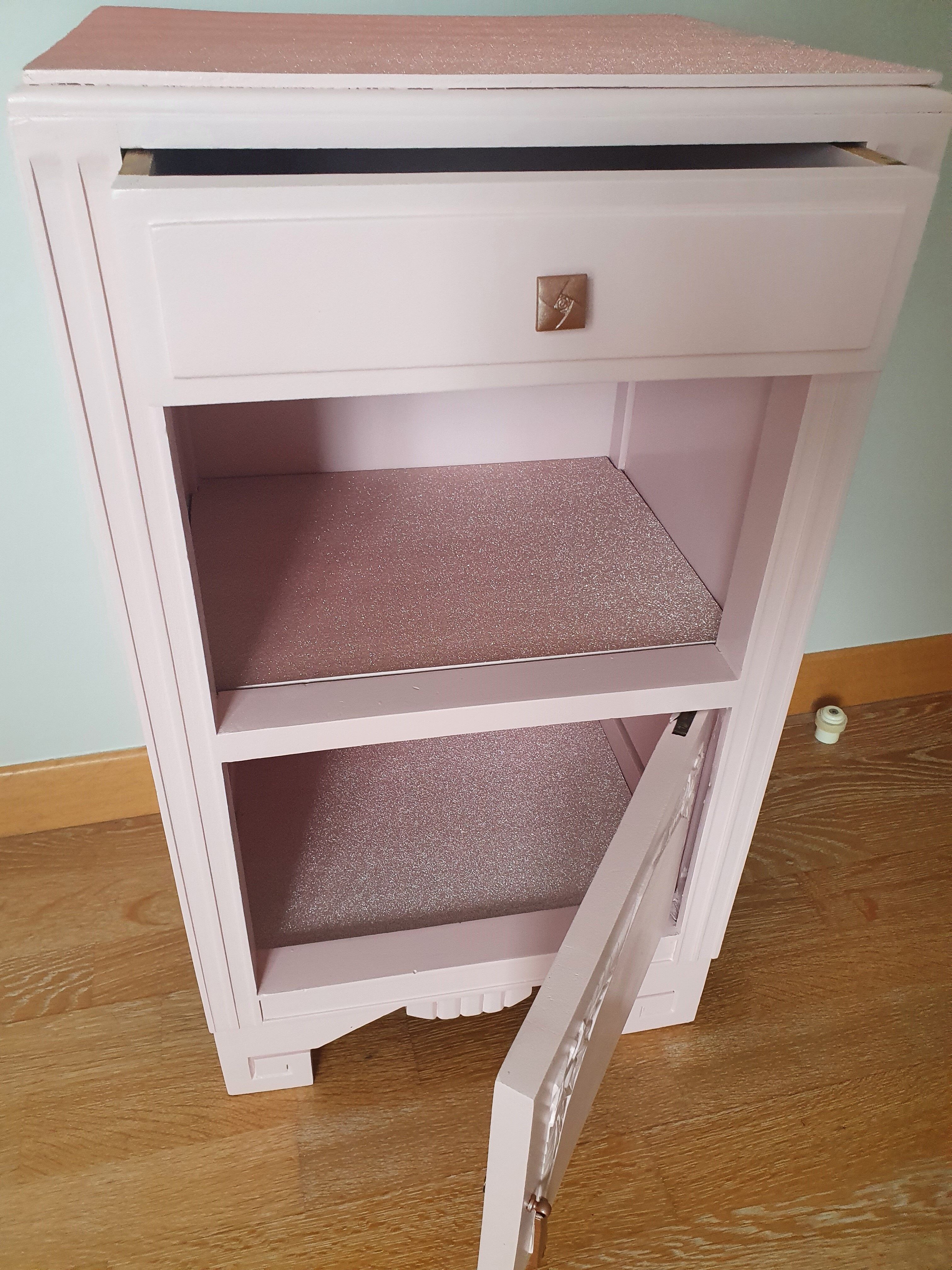 Art deco bedside table