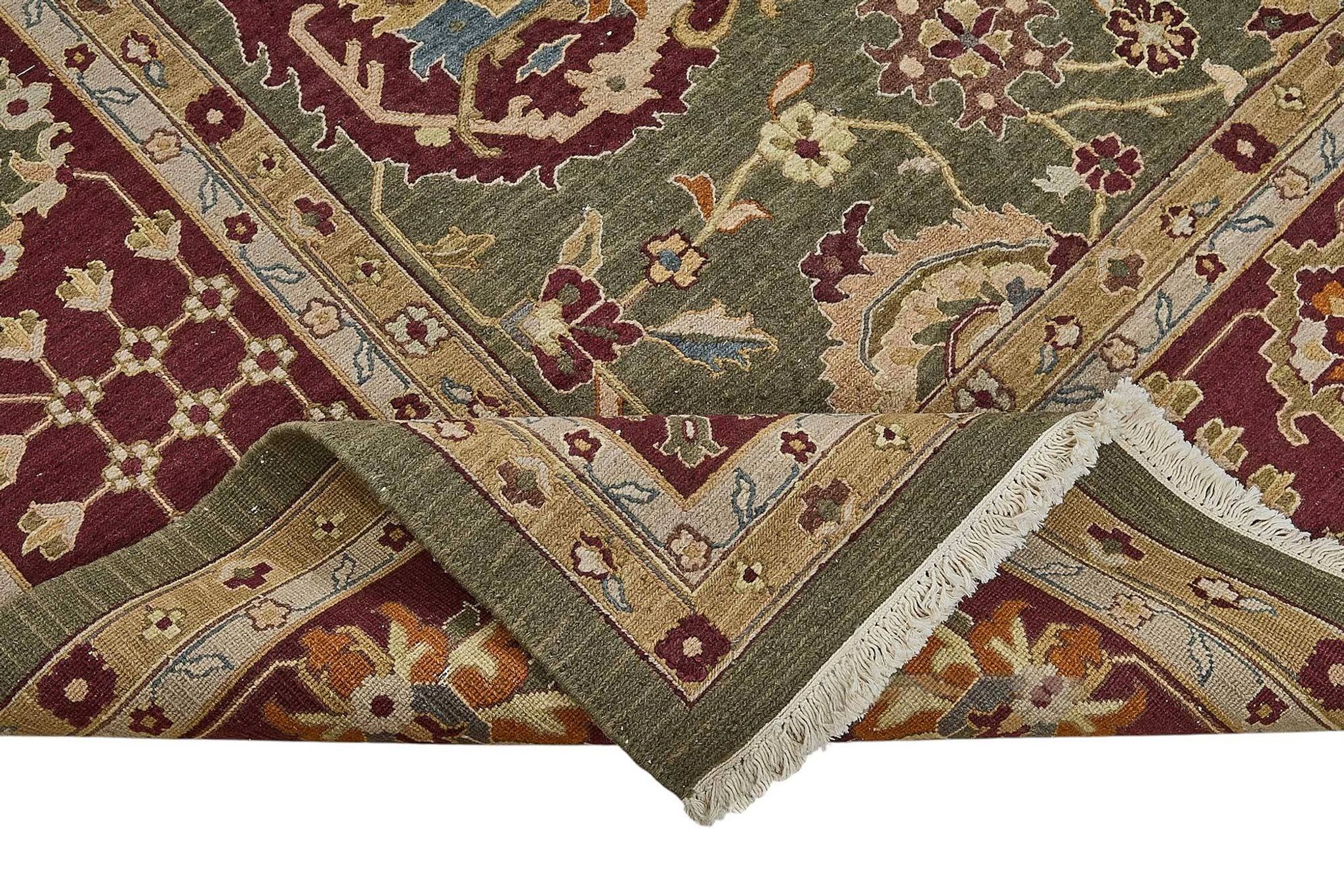 Turkish Handknotted Wool Oushak Rug 300 cm x 410 cm
