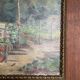 Oil on canvas signed old “Jardin”