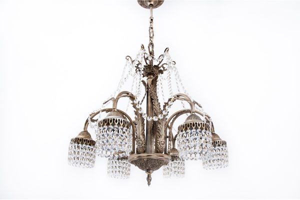 Lustre en cristal, France, années 1940