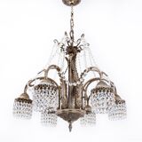 Crystal chandelier, France, 1940s