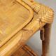 Vintage coffee table in wicker and bamboo, Italy, 1970s-1980s.