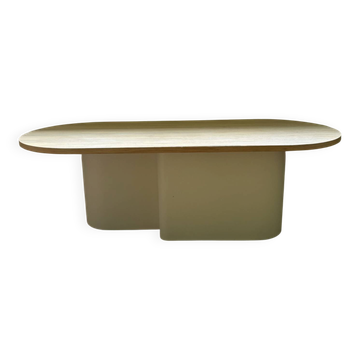 Table basse métal et bois